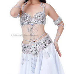 Ensemble coordonné de danse orientale rose