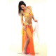 Costume de danse orientale 3 pièces orangé