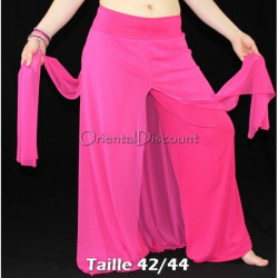 Pantalon de cours de danse orientale fuschia