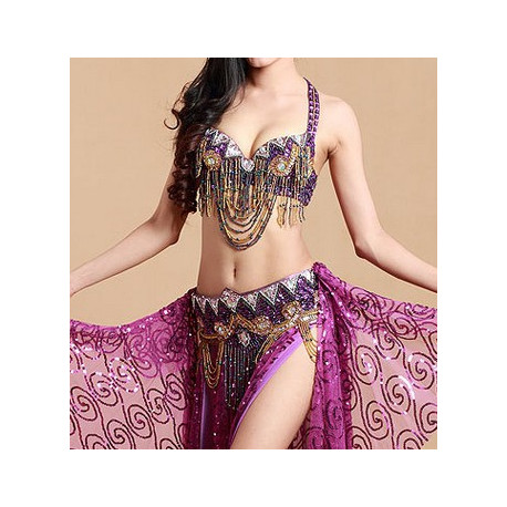 Ensemble de danse orientale violet