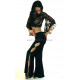 Tenue d'entraînement de danse orientale dentelle noire