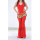 Tenue de danse orientale dentelle rouge