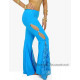 Pantalon de cours de danse orientale dentelle turquoise
