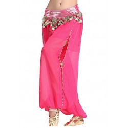 Sarouel de danse orientale fuschia