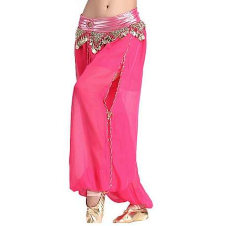 Sarouel de danse orientale fuschia