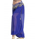 Sarouel de danse orientale bleu roy et doré