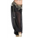 Sarouel de danse orientale noir et doré