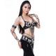 Set de danse orientale noir et strass