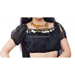 Brassière de danse orientale noir