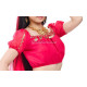 Brassière de danse orientale fuschia