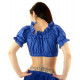 Brassière de danse orientale bleu roy