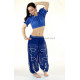 Brassière de danse orientale bleu roy