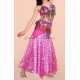 Costume de danse orientale enfant rose