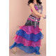 Costume de danse orientale fillette 8/ 10 ans froufrou rose et bleu