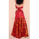 Costume de danse orientale enfant rouge
