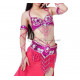 Set de danse orientale fuschia et strass