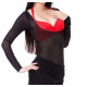 Body de danse sous poitrine noir