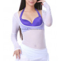 Body de danse sous poitrine blanc