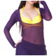 Body de danse sous poitrine violet