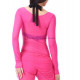 Body de danse sous poitrine fuschia