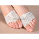 Nus pieds de danse couleur chair et strass