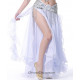 Jupe de danse doublée et ouverte blanche