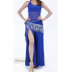 Tenue de cours de danse orientale bleu roy