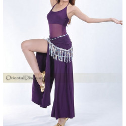 Tenue de cours de danse orientale violet