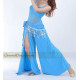 Tenue de cours de danse orientale turquoise