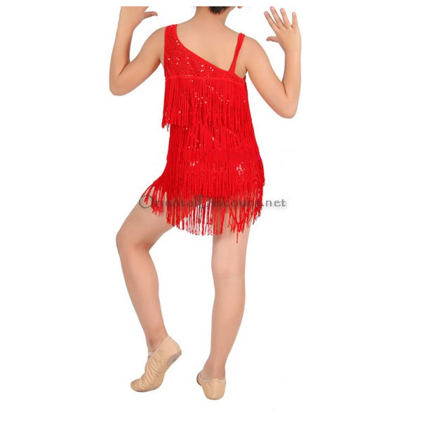 robe danse rouge