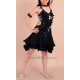 Robe latine enfant couleur noire