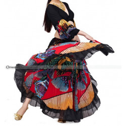 Costume de danse 2 pièces multicolore