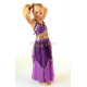 Ensemble enfant de danse orientale violet