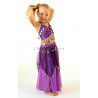 Ensemble enfant de danse orientale violet