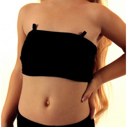 Bandeau soutien gorge enfant de danse orientale noir