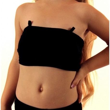 Bandeau soutien gorge enfant de danse orientale noir