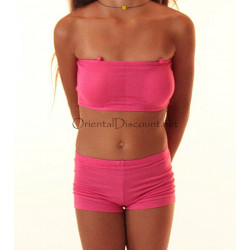 Short enfant fuschia 6/10 ans