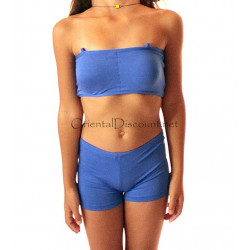 Short enfant bleu roy 6/10 ans