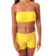 Bandeau soutien gorge enfant de danse orientale jaune