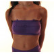 Bandeau soutien gorge enfant de danse orientale violet