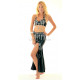 Costume semi pro de danse orientale noir