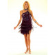 Robe latine 3 pièces violet