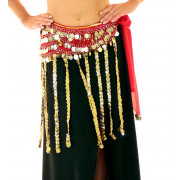 Ceinture De Danse Orientale Femme Professionnelle Triangle Tribal Avec Tassels - Taille Unique