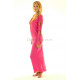Robe baladi/Saidi de danse orientale fuschia