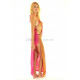 Robe baladi/Saidi de danse orientale fuschia