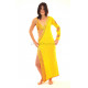Robe baladi/Saidi de danse orientale jaune