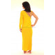 Robe baladi/Saidi de danse orientale jaune