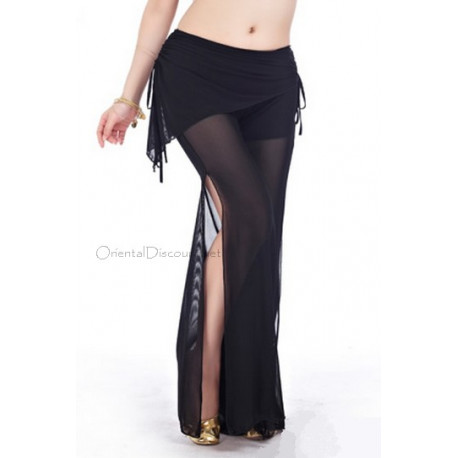 Pantalon de cours de danse orientale noir