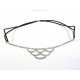 Headband strass argenté style couronne