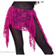 Ceinture de danse orientale dentelle fuschia